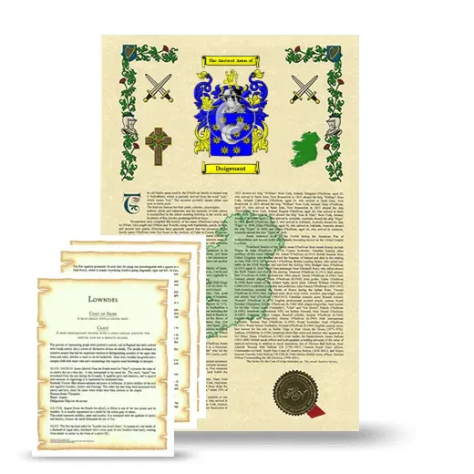 Duigenant Armorial History and Symbolism package