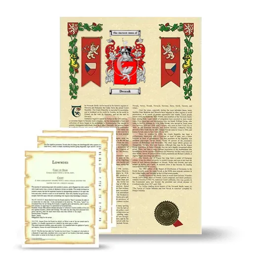 Dvorak Armorial History and Symbolism package