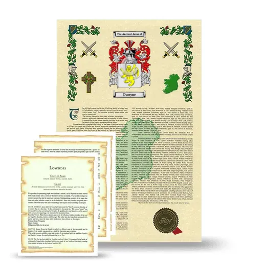 Dwayne Armorial History and Symbolism package