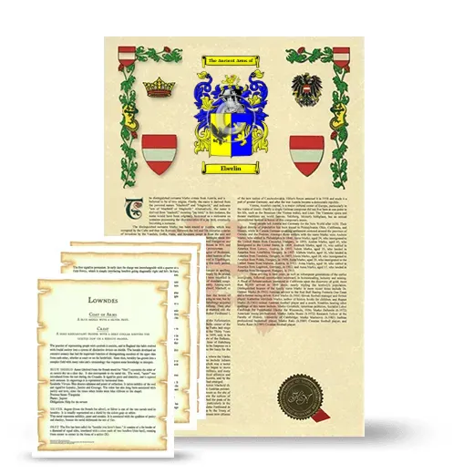 Eberlin Armorial History and Symbolism package