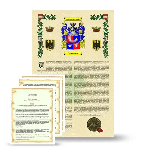 Endermann Armorial History and Symbolism package