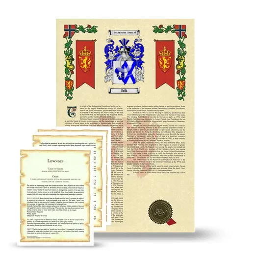 Erik Armorial History and Symbolism package