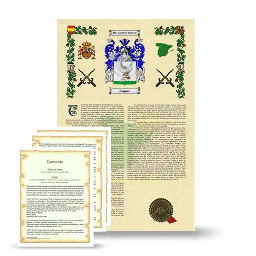 Esquer Armorial History and Symbolism package