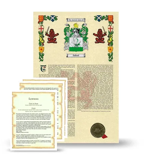 Exford Armorial History and Symbolism package