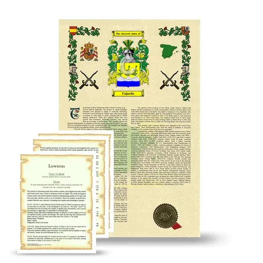 Fajarda Armorial History and Symbolism package