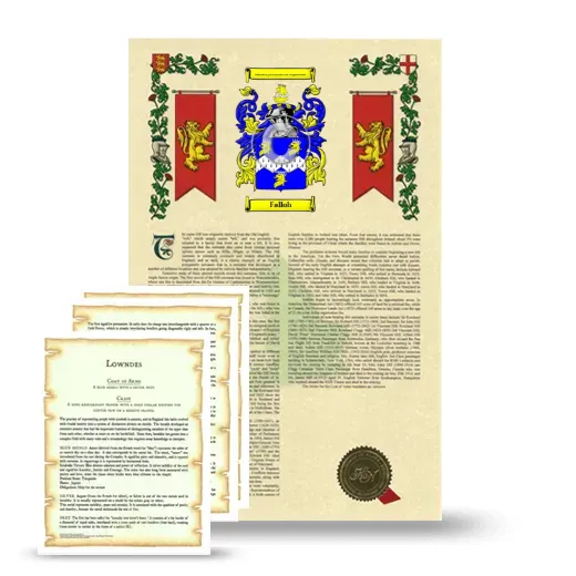 Falloh Armorial History and Symbolism package