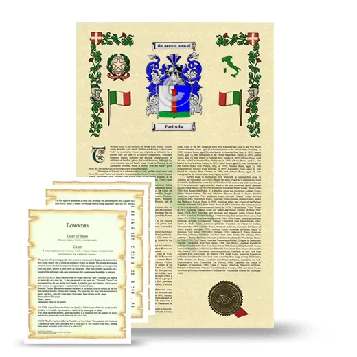 Farinola Armorial History and Symbolism package