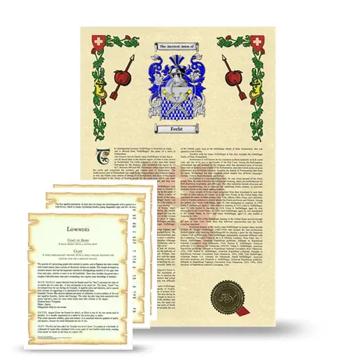 Fecht Armorial History and Symbolism package