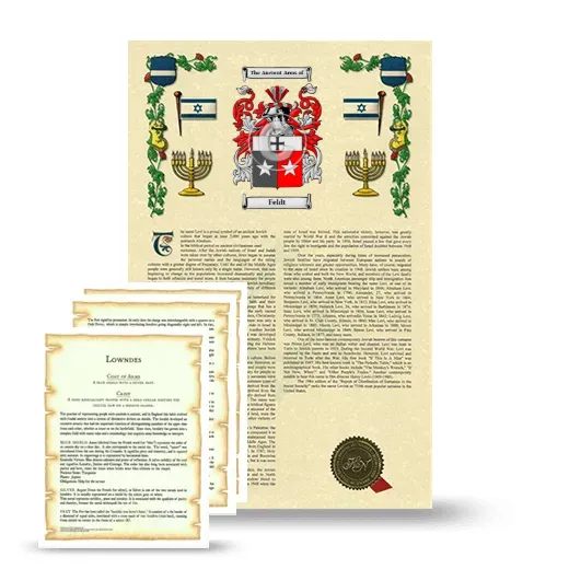 Feldt Armorial History and Symbolism package