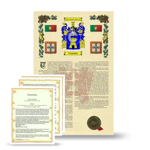 Fernandez Armorial History and Symbolism package