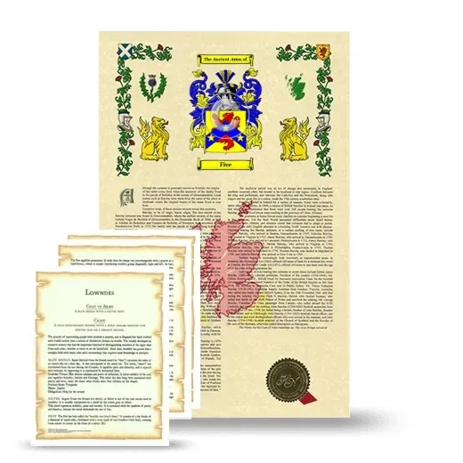 Five Armorial History and Symbolism package