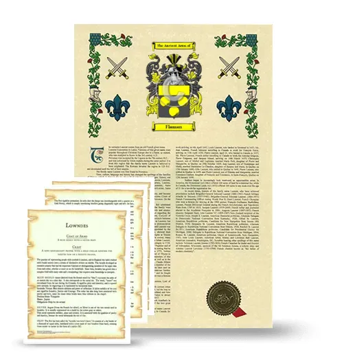 Flaman Armorial History and Symbolism package