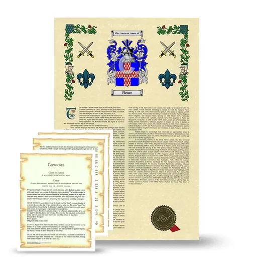 Fleure Armorial History and Symbolism package