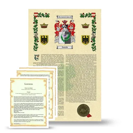 Foutch Armorial History and Symbolism package