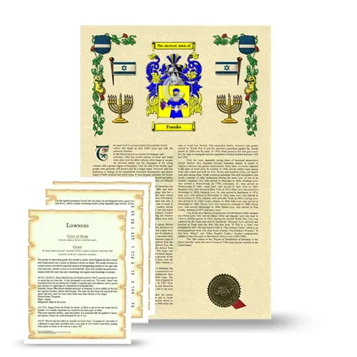 Franks Armorial History and Symbolism package