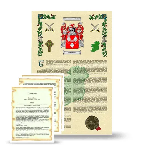 Freement Armorial History and Symbolism package