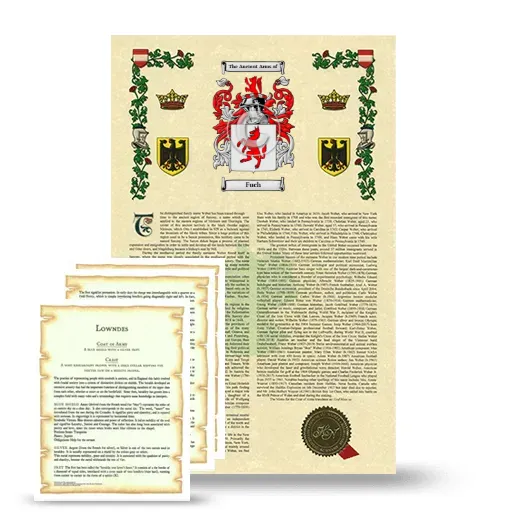 Fuch Armorial History and Symbolism package