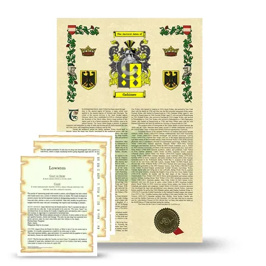 Gahimer Armorial History and Symbolism package