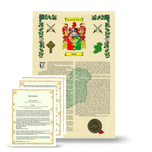 Gains Armorial History and Symbolism package