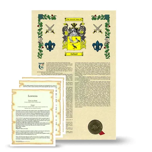 Gallard Armorial History and Symbolism package