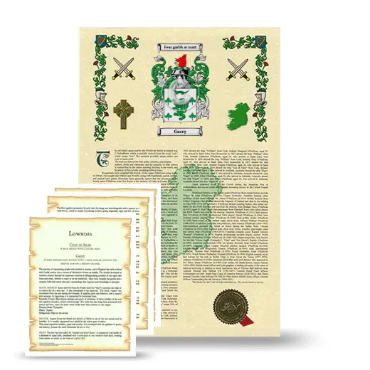 Garry Armorial History and Symbolism package