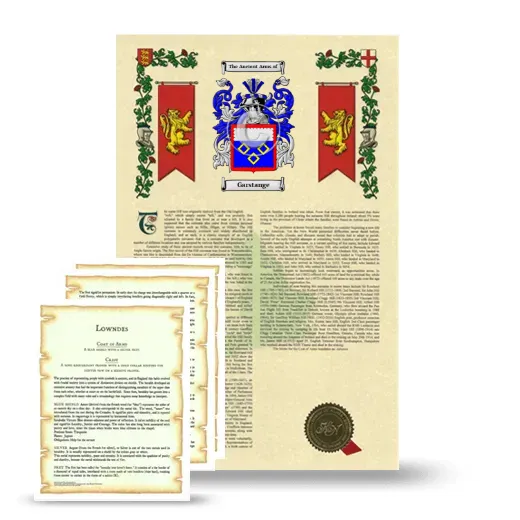 Garstange Armorial History and Symbolism package