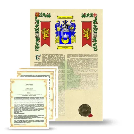 Gaspers Armorial History and Symbolism package