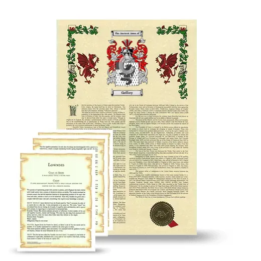 Geffrey Armorial History and Symbolism package