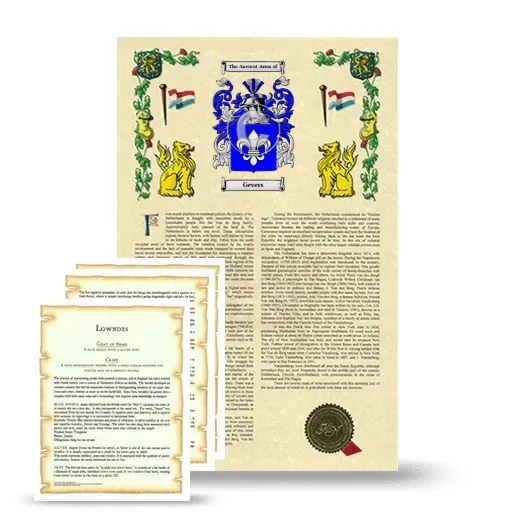 Gevers Armorial History and Symbolism package