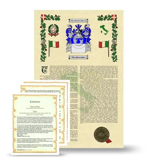 Giandomenico Armorial History and Symbolism package
