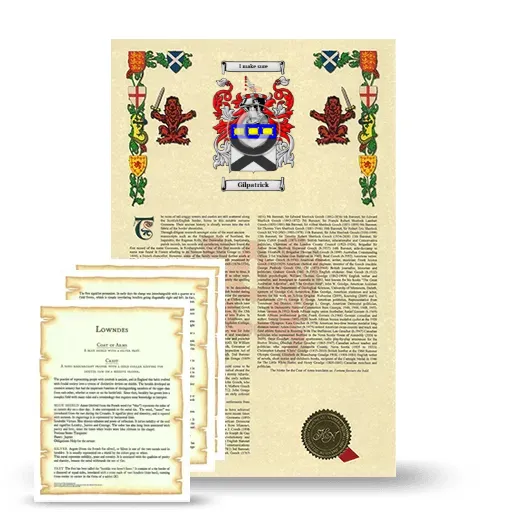 Gilpatrick Armorial History and Symbolism package