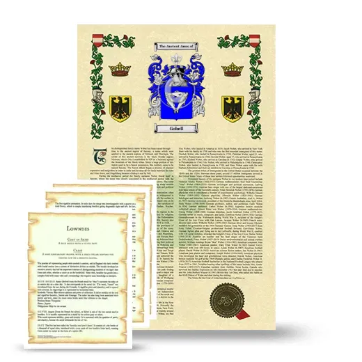 Gobell Armorial History and Symbolism package