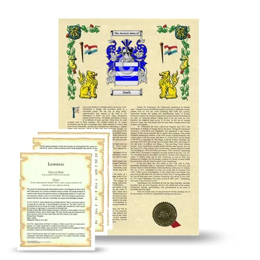 Goch Armorial History and Symbolism package