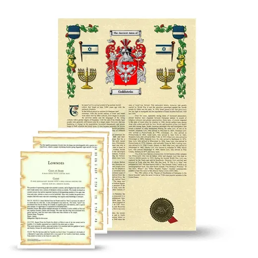 Goldstein Armorial History and Symbolism package