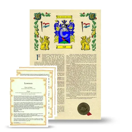 Goll Armorial History and Symbolism package