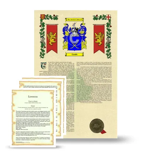Gooda Armorial History and Symbolism package