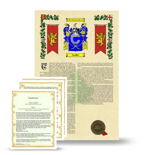 Goodbo Armorial History and Symbolism package