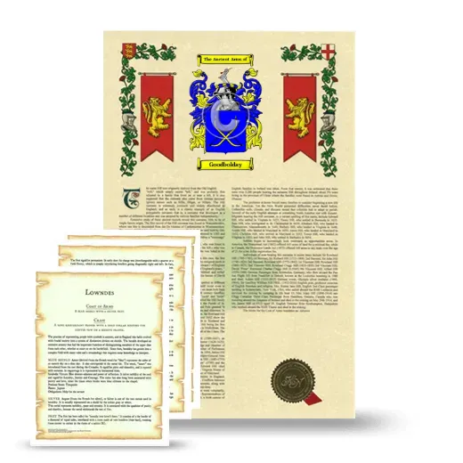 Goodbolday Armorial History and Symbolism package