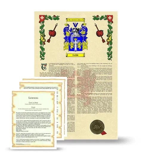 Greble Armorial History and Symbolism package