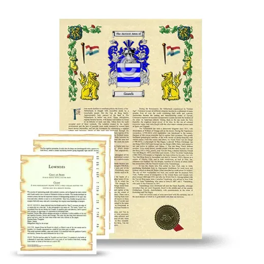 Guech Armorial History and Symbolism package