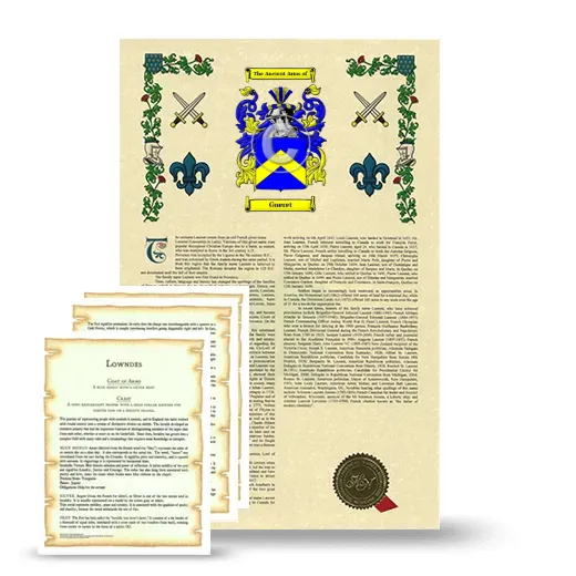 Gueret Armorial History and Symbolism package