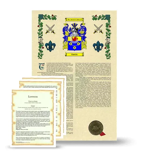 Guerin Armorial History and Symbolism package
