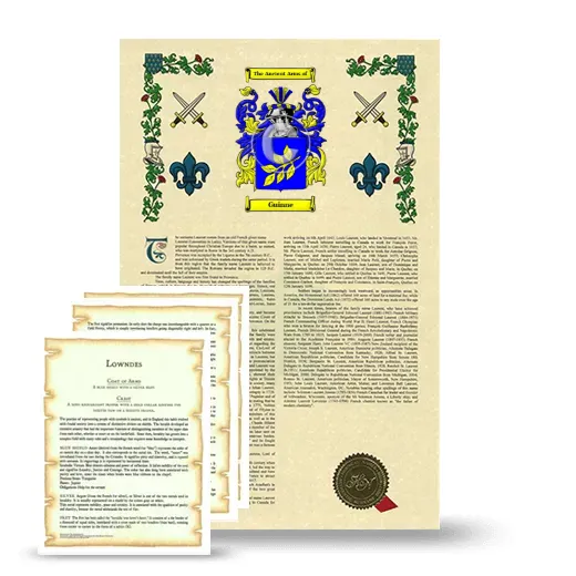 Guinne Armorial History and Symbolism package