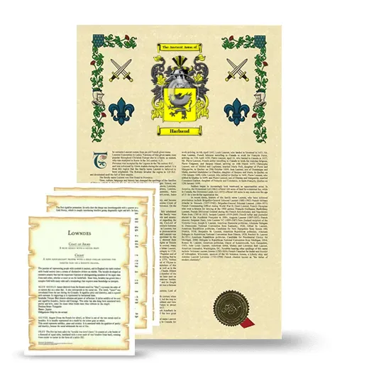 Harbaud Armorial History and Symbolism package