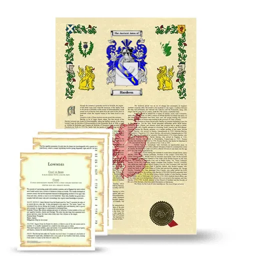 Hardeen Armorial History and Symbolism package