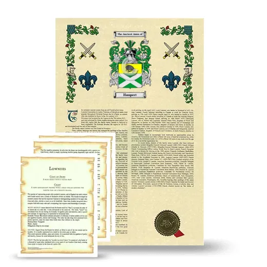 Haupert Armorial History and Symbolism package