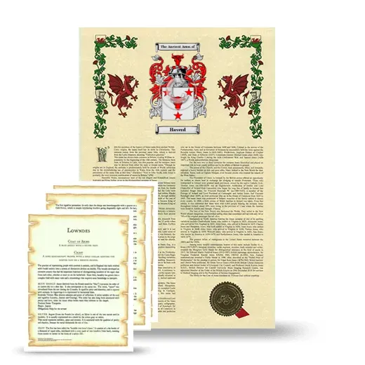 Haverd Armorial History and Symbolism package