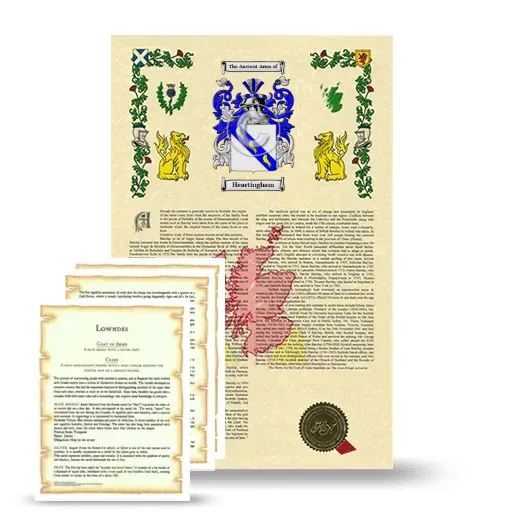 Heartingham Armorial History and Symbolism package