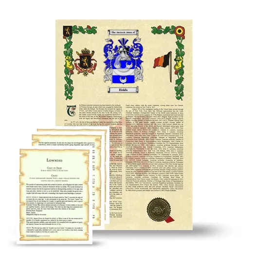 Heids Armorial History and Symbolism package