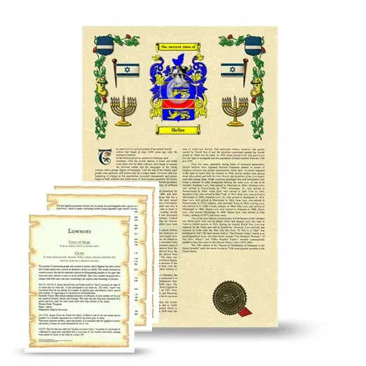 Heller Armorial History and Symbolism package
